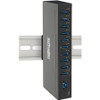 Tripp Lite by Eaton 10-Port Industrial-Grade USB 3.x (5Gbps) Hub - 20 kV ESD Immunity, Metal Housing, Mountable U360-010-IND