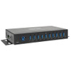 Tripp Lite by Eaton 10-Port Industrial-Grade USB 3.x (5Gbps) Hub - 20 kV ESD Immunity, Metal Housing, Mountable U360-010-IND