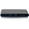 C2G USB C Docking Station with 4K HDMI, USB, Ethernet, VGA, and SD Card Reader - Power Delivery up to 100W 26916
