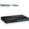 TRENDnet 20-Port Gigabit PoE+ Web Smart PoE+ Switch, 16 x Gigabit PoE+ Ports, 4 x Shared Gigabit Ports, Up To 30W Per Port, 185W Total Power Budget, Rack Mountable, Black, TPE-1620WS TPE-1620WS