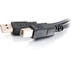 C2G 16.4ft USB A to USB B Cable - USB A to B Cable - USB 2.0 - Black - M/M 28104