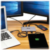 Tripp Lite by Eaton 4-Port Thunderbolt 4 Hub - 8K, 2x 4K 60 Hz, USB 3.2 Gen 2, USB-A Port, 100W Charging, Gray MTB4-HUB3-01
