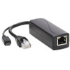 Tripp Lite by Eaton PoE to USB Micro-B and RJ45 Active Splitter - 802.af, 48V to 5V 1A, Up to 328.08 ft. (100 m) NPOE-SPL-G-5VMU