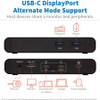 Tripp Lite by Eaton 2-Port USB-C KVM Dock - 4K HDMI, USB 3.2 Gen 1, USB-A Hub, Remote Selector, 85W PD Charging, Black B003-HC2-DOCK1