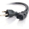 C2G 8ft Power Cord - 16 AWG - NEMA 5-15P to IEC320C13 - Computer Power 29928