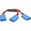 Tripp Lite by Eaton Y Splitter Cable for Select Battery Packs, Blue 175A DC Connectors, 1 ft. (0.3 m) 48VDCSPLITTER