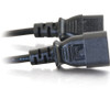 C2G 15ft 18 AWG Computer Power Extension Cord (IEC320C14 to IEC320C13) 20941