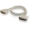 C2G 3ft DB25 M/M Serial RS232 Cable 02664