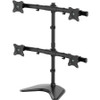 Tripp Lite by Eaton TV Desk Mount Monitor Stand Quad-Display Swivel Tilt for 13-27in Flat Screen Displays DDR1327MQ