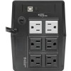 Tripp Lite by Eaton 600VA 360W Line-Interactive UPS - 6 NEMA 5-15R Outlets, AVR, 120V, 50/60 Hz, USB, Desktop Battery Backup BC600TU