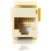 C2G RJ45 (8P8C) Coupler Keystone Insert Module - Ivory 03674