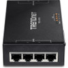 TRENDnet 65W 4-Port Gigabit PoE+ Injector, TPE-147GI, 4 x Gigabit Ports(Data in), 4 x gigabit PoE Ports(Data + PoE Out), Multi-Port PoE+ Injector up to 100m(328 ft.), Add PoE+ Power to Non-PoE Switch TPE-147GI