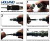 Holland CGT-FBR Installation Guide for BNC type compression connectors