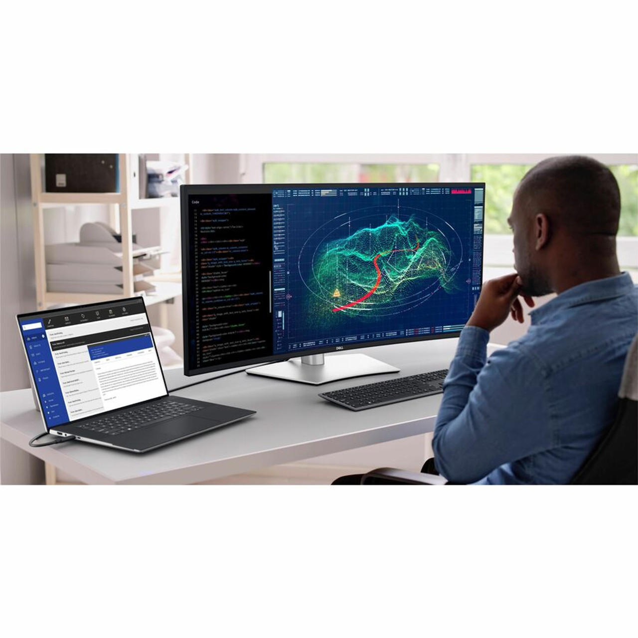 【GWセール】Dell 5K2K 120Hz U4025QW Dell UltraSharp U4025QW 40 Inch 5k HDR 120Hz Curved Monitor