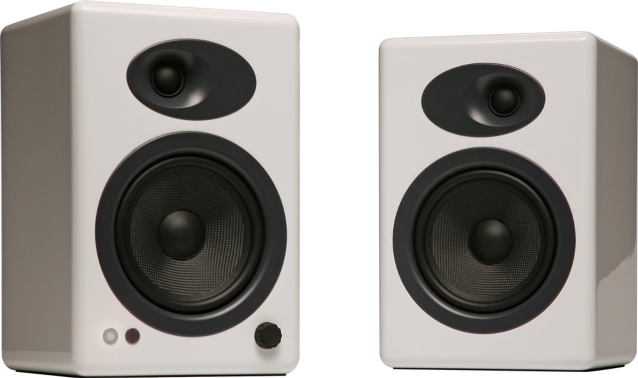 Audioengine A5 Premium Powered Bookshelf Speakers White