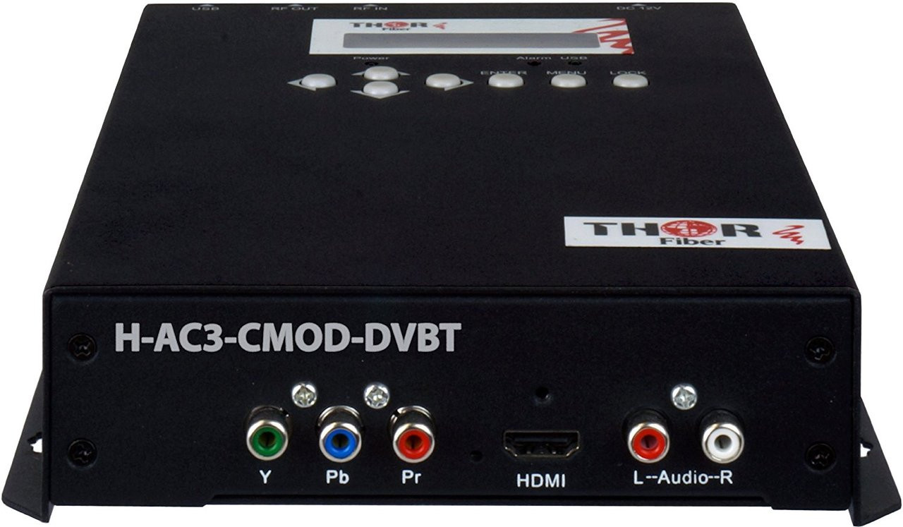 Thor H-AC3-CMOD-DVBT 1-Channel Compact HDMI to DVB-T Encoder Modulator with Dolby AC3