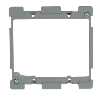 ONQ SLV2W 2 Gang Low Voltage Face Mount Bracket With Quick/Click SLV2W