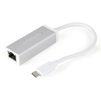 StarTech.com USB-C to Gigabit Ethernet Adapter - Aluminum - Thunderbolt 3 Port Compatible - USB Type C Network Adapter US1GC30A