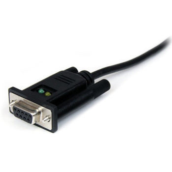 StarTech.com USB to Serial Adapter - Null Modem - FTDI USB UART Chip - DB9 (9-pin) - USB to RS232 Adapter ICUSB232FTN
