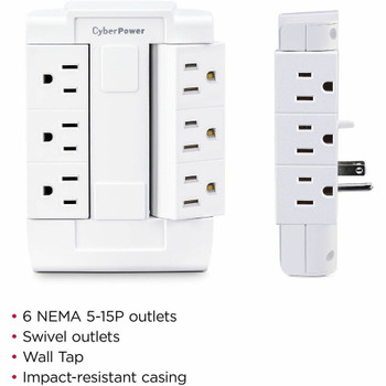 CyberPower GT600P Wall Tap Outlet GT600P