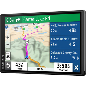 Garmin DriveSmart 55 Automobile Portable GPS Navigator - Portable, Mountable 010-02037-02