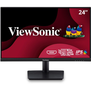 ViewSonic VA2409M 24 Inch Monitor 1080p IPS Panel with Adaptive Sync, Thin Bezels, HDMI, VGA, and Eye Care VA2409M