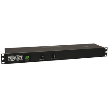 Tripp Lite by Eaton PDU 2.9kW Single-Phase Local Metered PDU 120V Outlets (12 5-15/20R) L5-30P 15 ft. (4.57 m) Cord 1U Rack-Mount PDUMH30