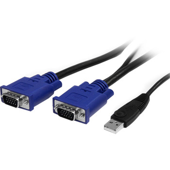 StarTech.com 16 Port 1U Rackmount USB KVM Switch Kit with OSD and Cables SV1631DUSBUK