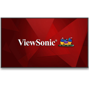 ViewSonic CDE4330 43" 4K UHD Wireless Presentation Display 24/7 Commercial Display with Portrait Landscape, USB C, Wifi/BT Slot, RJ45 and RS232 CDE4330