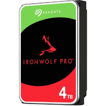 Seagate IronWolf Pro ST4000NT001 4 TB Hard Drive - 3.5" Internal - SATA (SATA/600) - Conventional Magnetic Recording (CMR) Method ST4000NT001