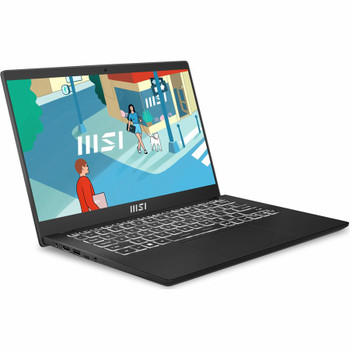 MSI Modern 14 C12M Modern 14 C12M-495US 14" Notebook - Full HD - Intel Core i3 12th Gen i3-1215U - 8 GB - 512 GB SSD - Classic Black MOD1412495