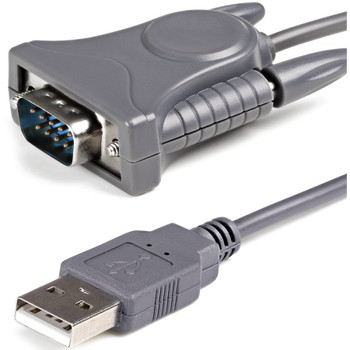 StarTech.com USB to Serial Adapter - 3 ft / 1m - with DB9 to DB25 Pin Adapter - Prolific PL-2303 - USB to RS232 Adapter Cable ICUSB232DB25