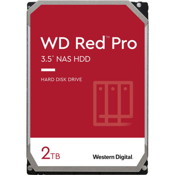 Western Digital Red Pro WD2002FFSX 2 TB Hard Drive - 3.5" Internal - SATA (SATA/600) - Conventional Magnetic Recording (CMR) Method WD2002FFSX