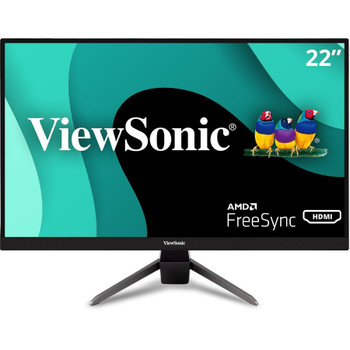 ViewSonic VX2267-MHD 22 Inch 1080p Gaming Monitor with 100Hz, 1ms, Ultra-Thin Bezels, FreeSync, Eye Care, HDMI, VGA, and DP VX2267-MHD