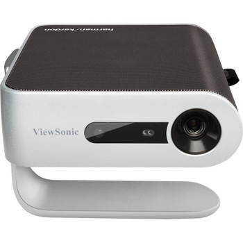 ViewSonic M1+ Portable LED Projector with Auto Keystone, Dual Harman Kardon Bluetooth Speakers and HDMI, USB C, Stream Netflix with Dongle (M1PLUS) M1+