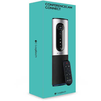 Logitech ConferenceCam Connect Video Conferencing Camera - Silver - USB - 1 Pack(s) 960-001013