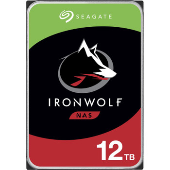 Seagate IronWolf ST12000VN0008 12 TB Hard Drive - 3.5" Internal - SATA (SATA/600) - Conventional Magnetic Recording (CMR) Method ST12000VN0008