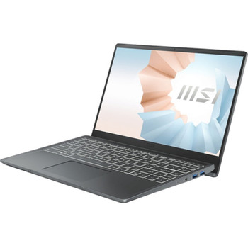 MSI Modern 14 B11S Modern 14 B11MOU-1024 14" Rugged Notebook - Full HD - 1920 x 1080 - Intel Core i5 11th Gen i5-1155G7 2.50 GHz - 8 GB Total RAM - 512 GB SSD - Carbon Gray MODERN14B1024