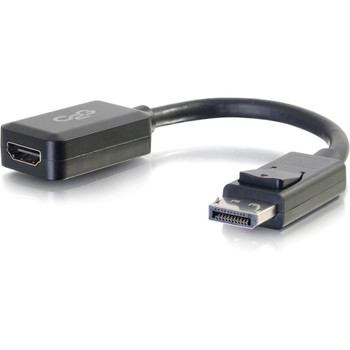 C2G 8in DisplayPort to HDMI Adapter - DP to HDMI Adapter - 1080p - Black - M/F 54322