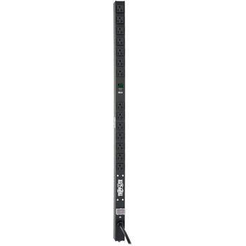 Tripp Lite by Eaton PDU 2kW Single-Phase Local Metered PDU 100-127V Outlets (14 5-15/20R) L5-20P/5-20P adapter 0U Vertical 36 in. Height PDUMV20-36