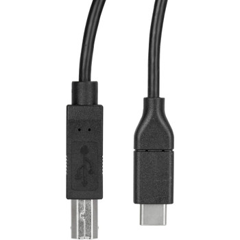 StarTech.com 3m 10 ft USB C to USB B Printer Cable - M/M - USB 2.0 - USB C to USB B Cable - USB C Printer Cable - USB Type C to Type B Cable USB2CB3M