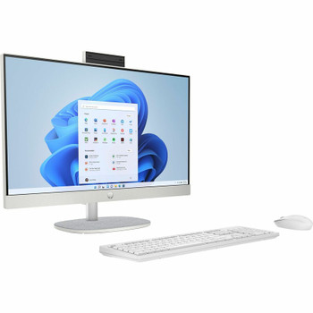 HP 24-cr0000a 24-cr0090 All-in-One Computer - AMD Ryzen 7 7730U Octa-core (8 Core) - 16 GB RAM DDR4 SDRAM - 512 GB M.2 PCI Express NVMe SSD - 23.8" Full HD 1920 x 1080 Touchscreen Display - Shell White 7G9R9AA#ABA