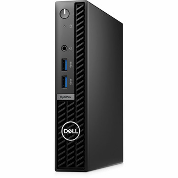 Dell OptiPlex 7000 7010 Desktop Computer - Intel Core i5 13th Gen i5-13500T - 16 GB - 512 GB SSD - Micro PC - Black MF9GT