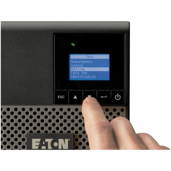 Eaton 5P UPS 1440VA 1100W 120V Line-Interactive UPS, 5-15P, 8x 5-15R Outlets, True Sine Wave, Cybersecure Network Card Option, Tower 5P1500