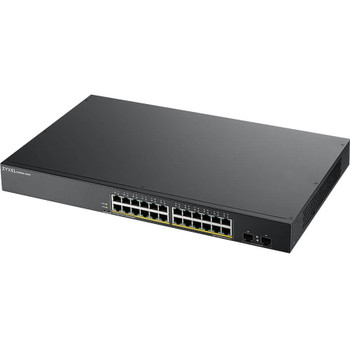 ZYXEL 24-port GbE Smart Managed PoE Switch with GbE Uplink GS1900-24HPV2