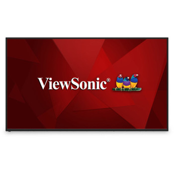 ViewSonic CDE6512 65" 4K UHD Commercial Display with VESP, Wireless Screen Sharing, USB Wi-Fi Capabilities, RJ45, HDMI, USB C CDE6512