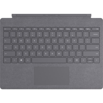 Microsoft Signature Type Cover Keyboard/Cover Case Microsoft Surface Pro (5th Gen), Surface Pro 3, Surface Pro 4, Surface Pro 6, Surface Pro 7 Tablet - Light Charcoal FFQ-00141