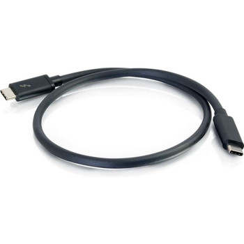 C2G 6ft Thunderbolt 3 Cable - USB C Thunderbolt 3 Cable - 100W Power Delivery - 20Gbps - Black - M/M 28842