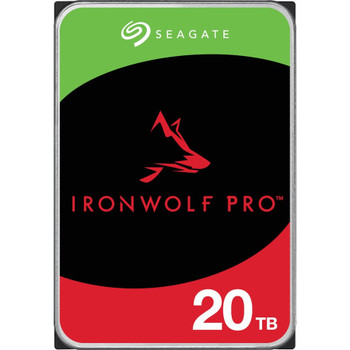 Seagate IronWolf Pro ST20000NT001 20 TB Hard Drive - 3.5" Internal - SATA (SATA/600) - Conventional Magnetic Recording (CMR) Method ST20000NT001