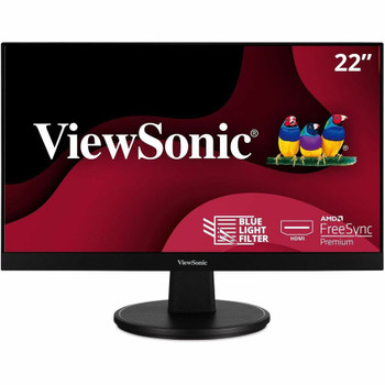 ViewSonic VA2247-MH 22 Inch Full HD 1080p Monitor with Ultra-Thin Bezel, AMD FreeSync, 100 Hz, Eye Care, HDMI, VGA Inputs for Home and Office VA2247-MH
